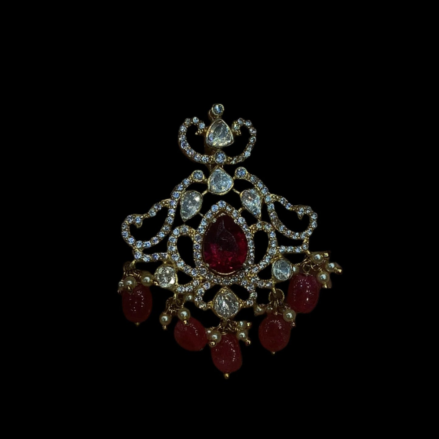 Moissanite Maangtikka QSMM0008
