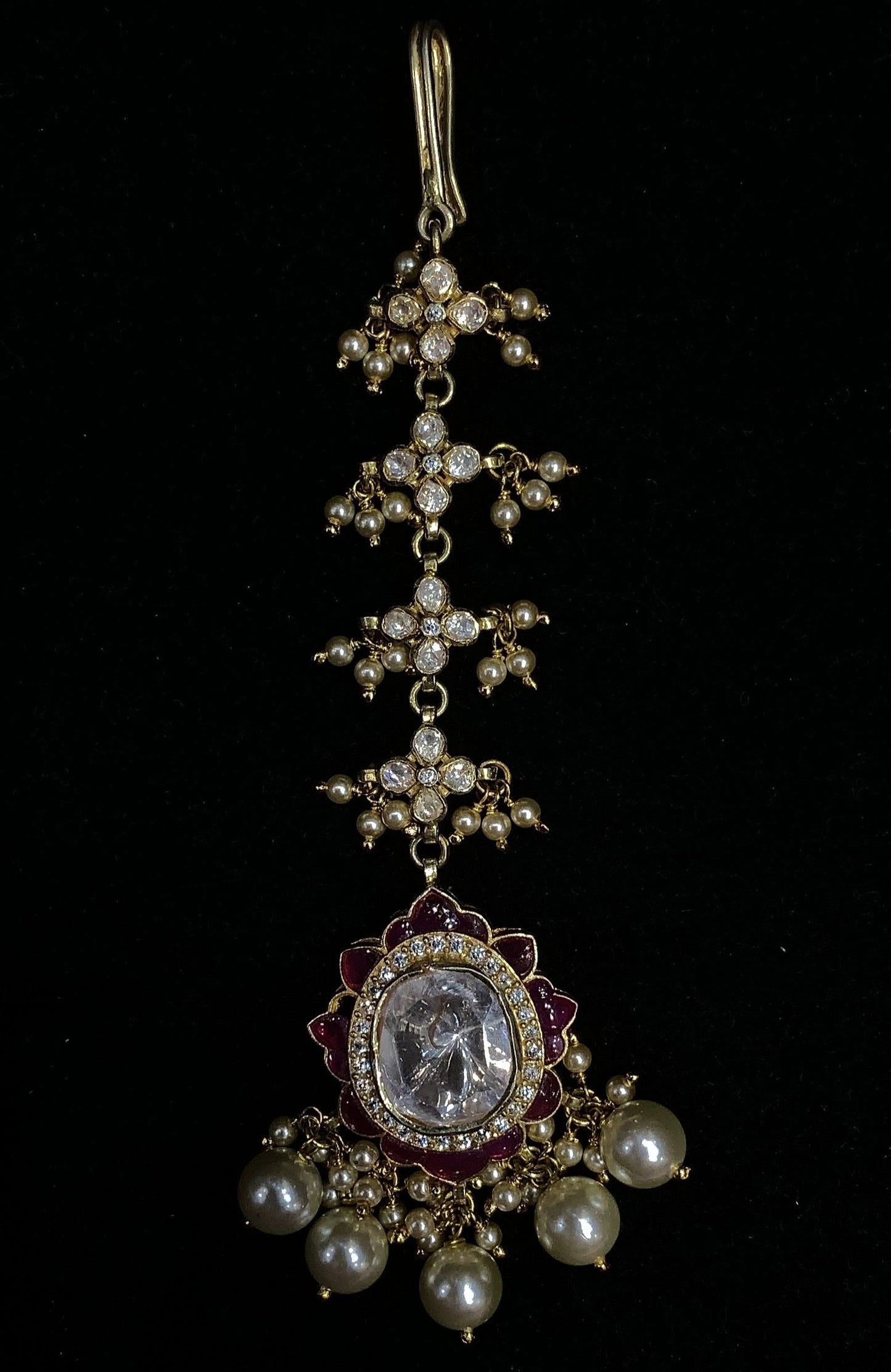 Moissanite Maangtikka QSMM0009