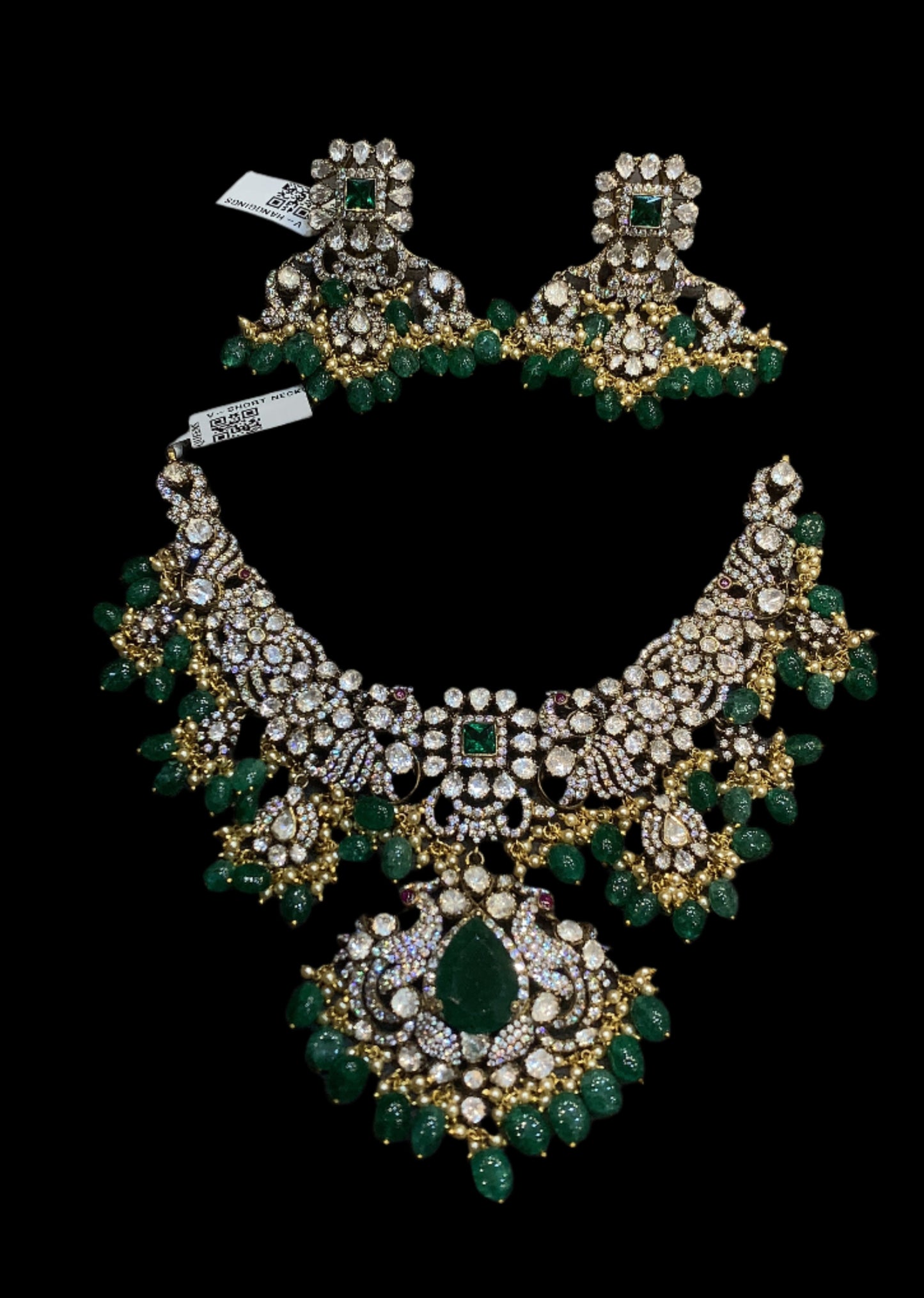 Victorian Necklace With Earrings QSVNE004