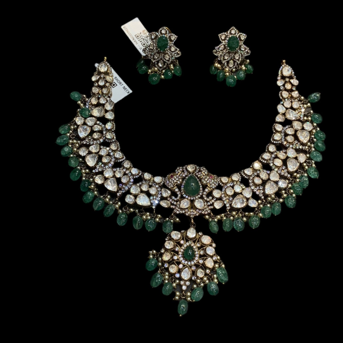 Victorian Necklace With Earrings QSVNE0006