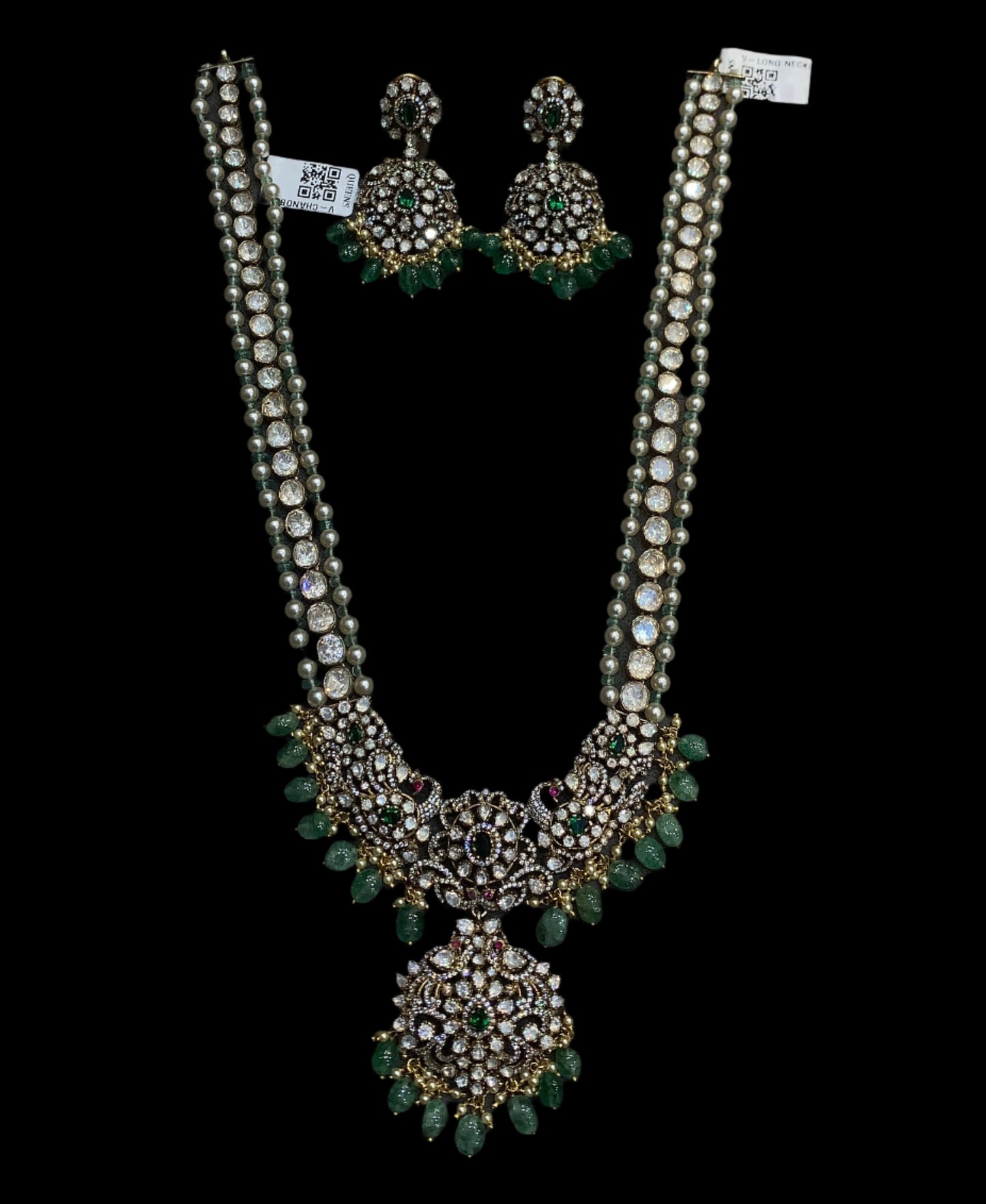 Victorian Necklace With Earrings QSVNE008