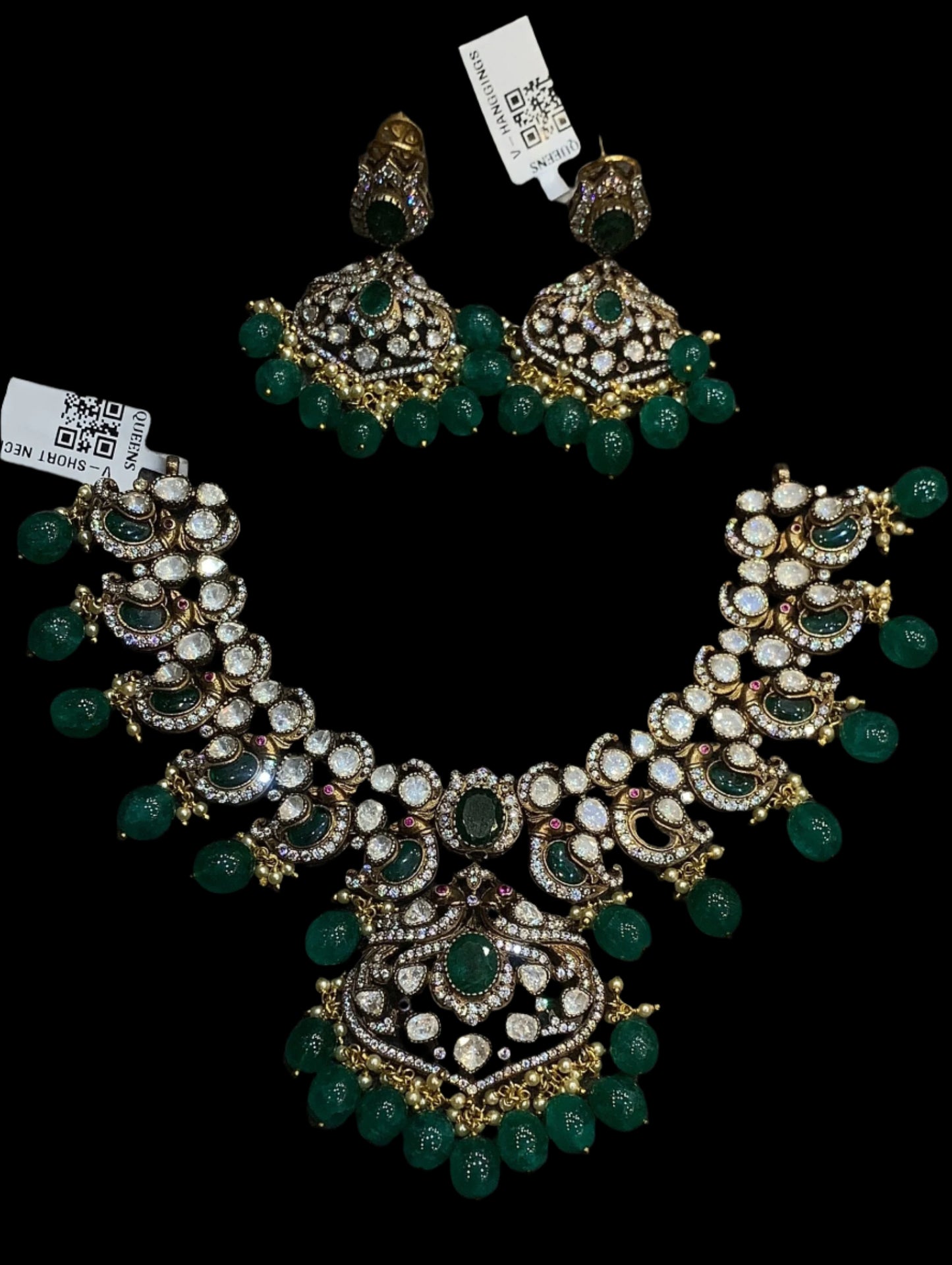 Victorian Necklace With Earrings QSVNE0017