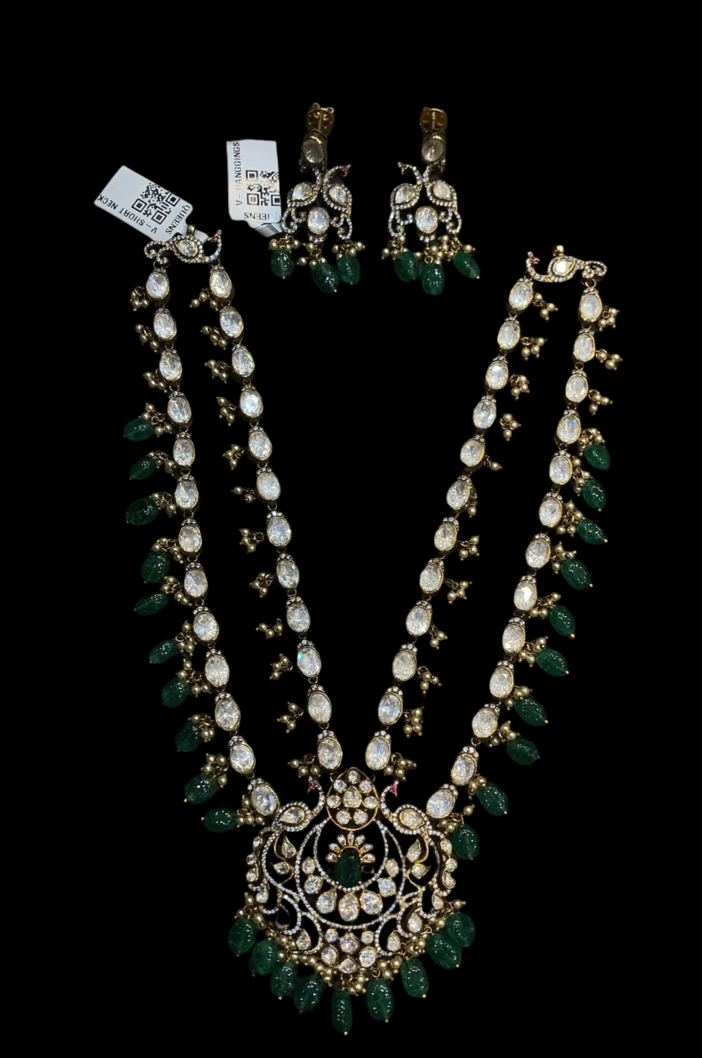 Victorian Necklace With Earrings QSVNE0018