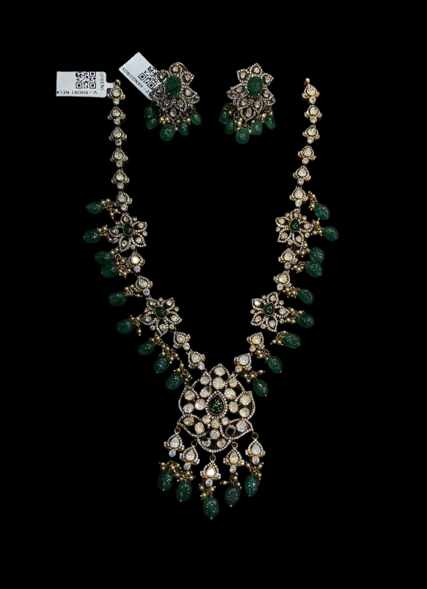 Victorian Necklace With Earrings QSVNE001