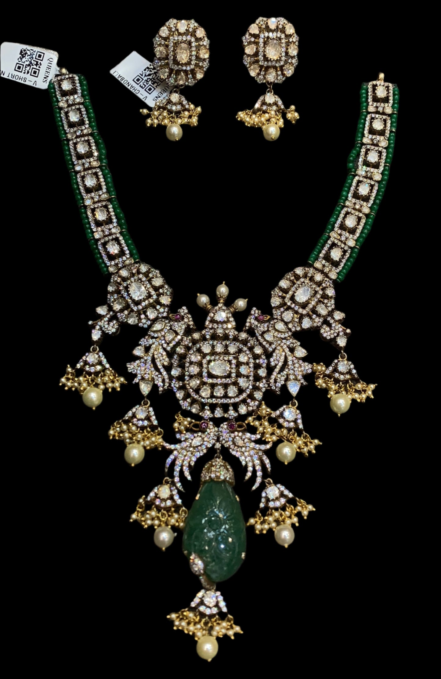 Victorian Necklace With Earrings QSVNE0023