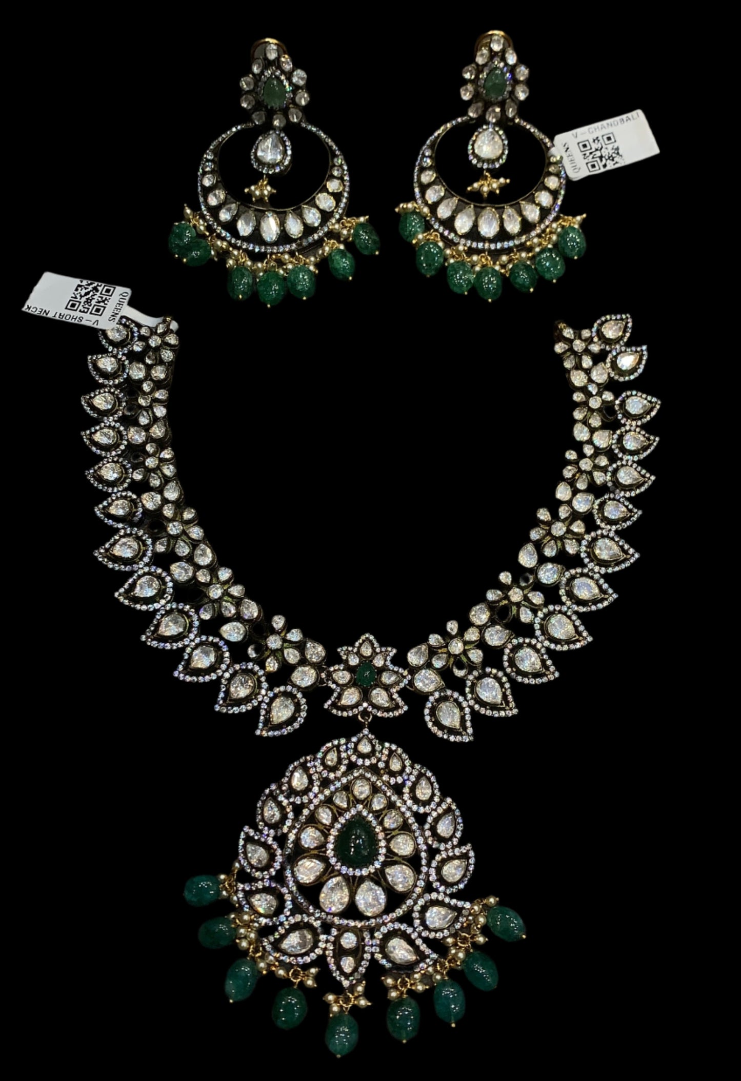 Victorian Necklace With Earrings QSVNE009