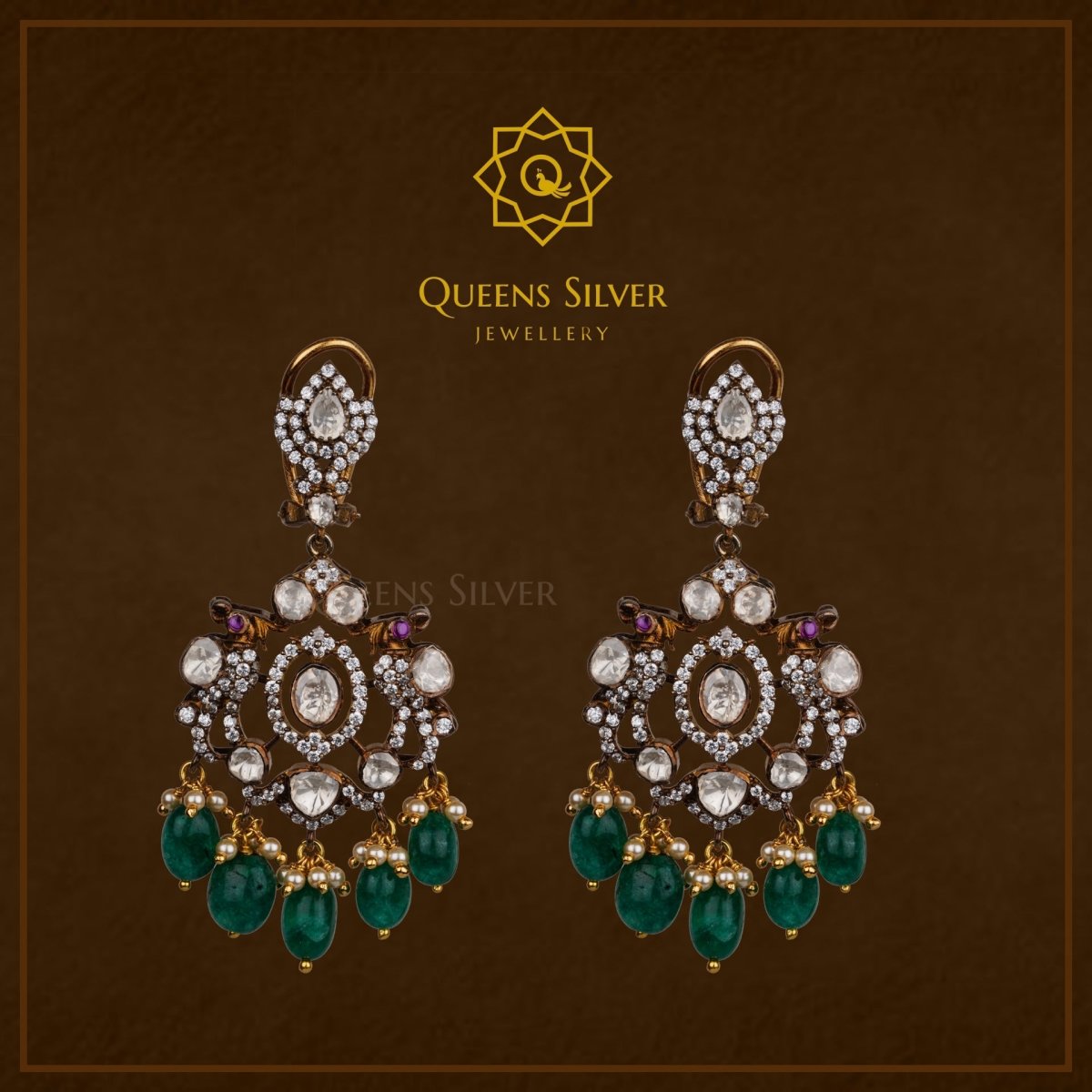 Victorian Hanggings QSVH0015 - Queen Silver Jewellery