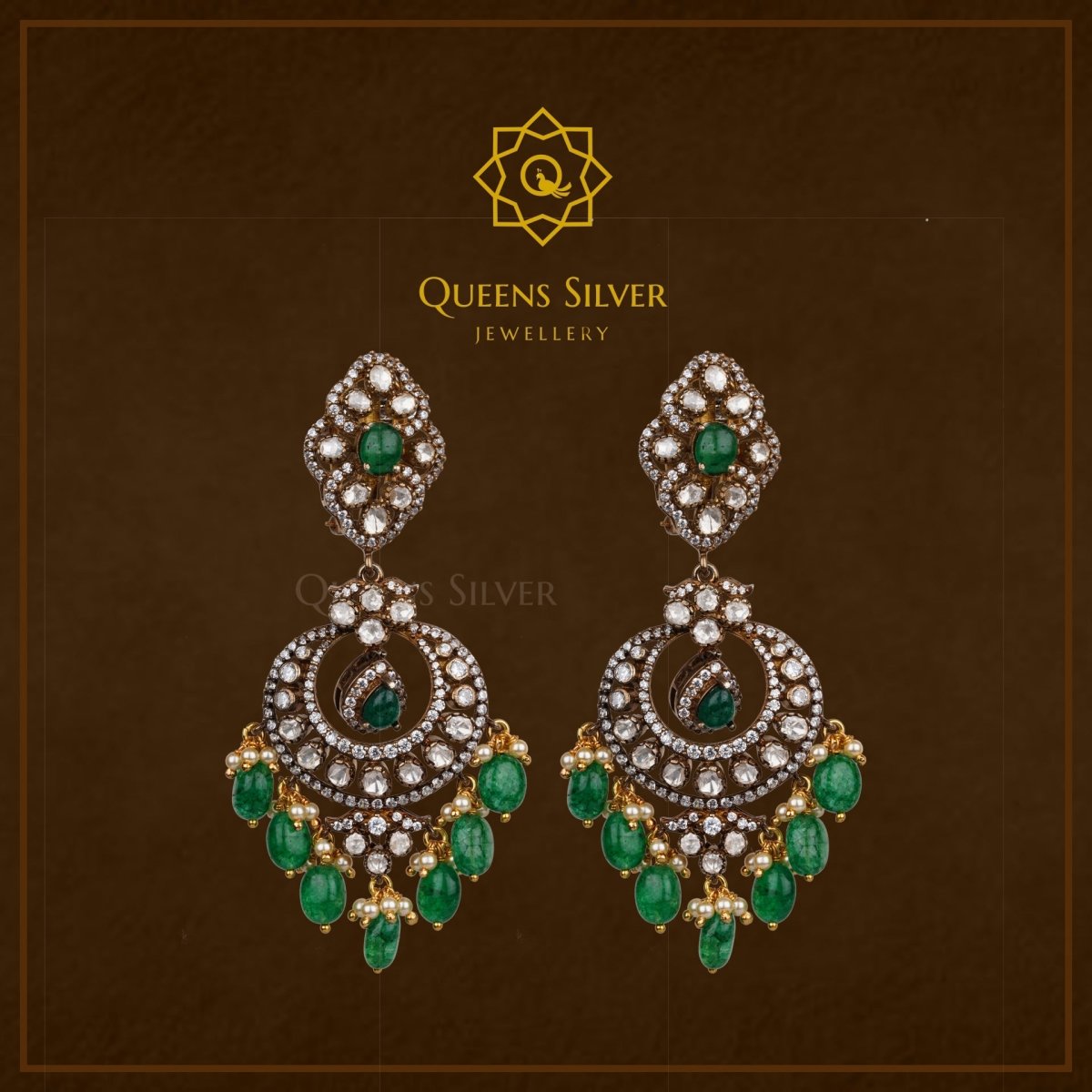 Victorian Hanggings QSVH0027 - Queen Silver Jewellery