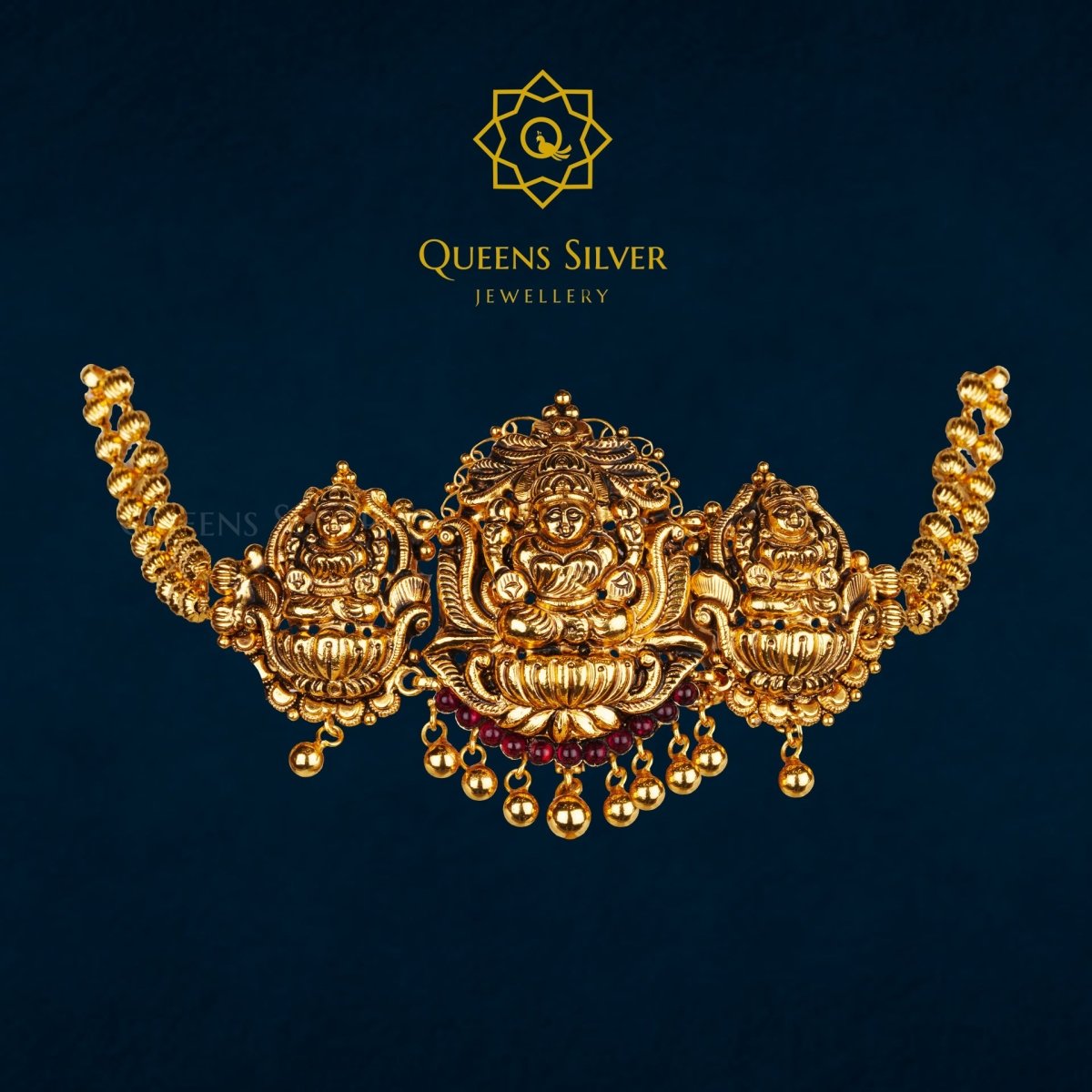 Nakshi Chocker QSNC0001 - Queen Silver Jewellery